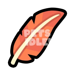 Orange Feather